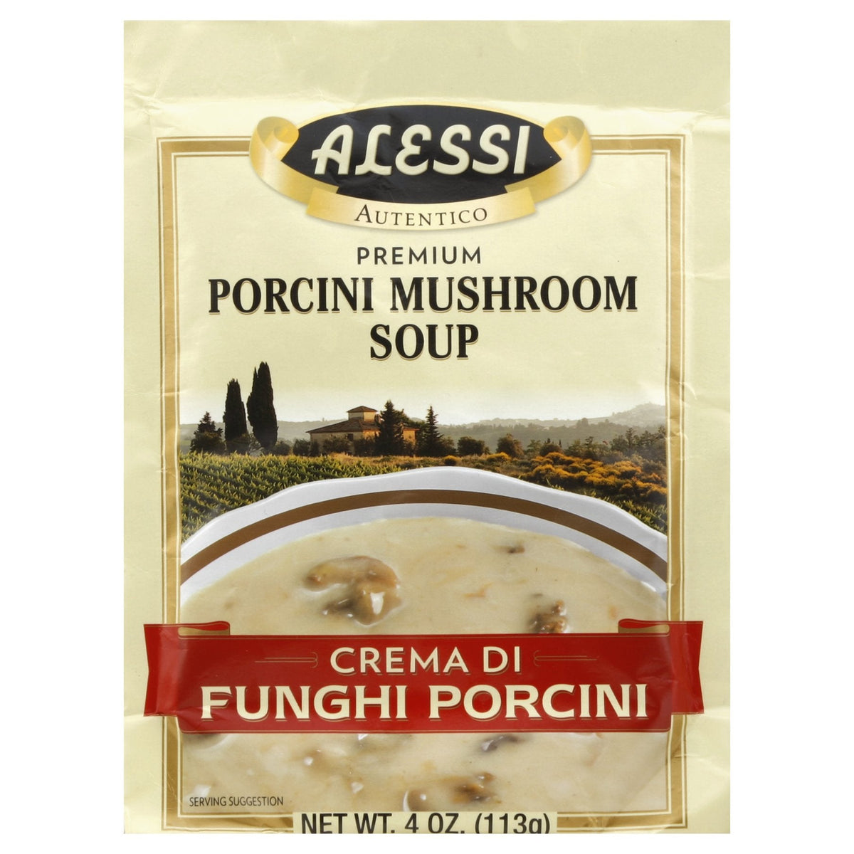 Alessi Porcini Mushroom Soup Mix - 4 OZ 6 Pack