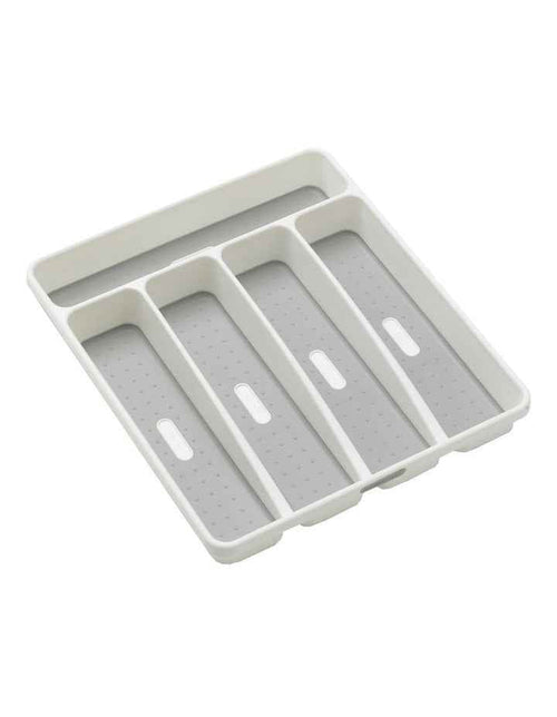 5 Compartment Cutlery Tray in White