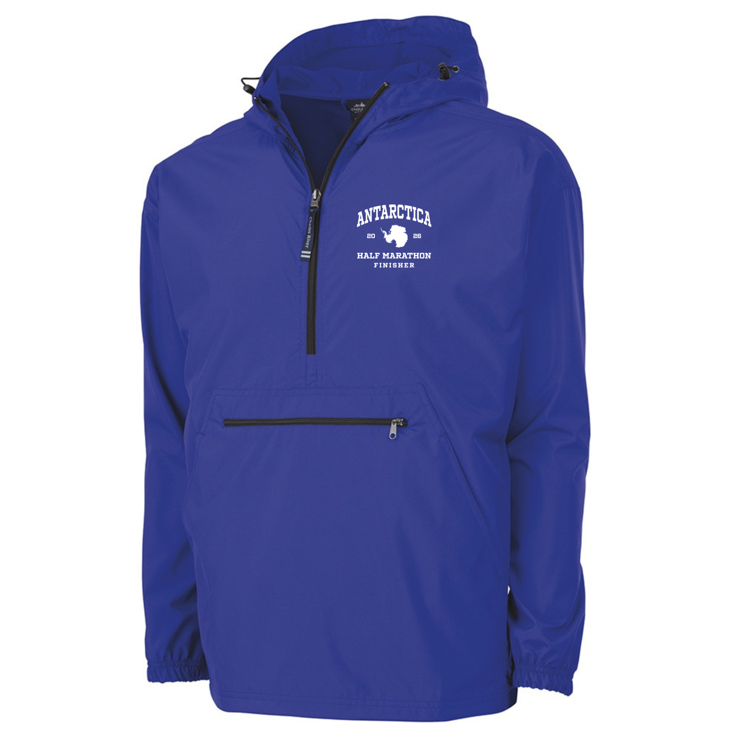 Antarctica Marathon Finisher 2026 - Pack-N-Go Pullover Jacket Royal (9904)