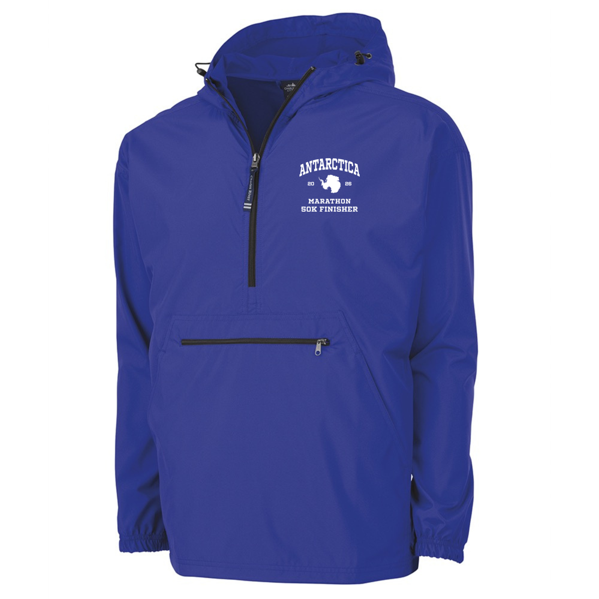 Antarctica Marathon Finisher 2026 - Pack-N-Go Pullover Jacket Royal (9904)