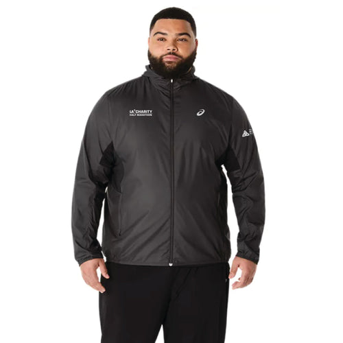 2026 Los Angeles Charity Half Marathon - ASICS Men's Silver Jacket Black (2011D235) (LA26-22)