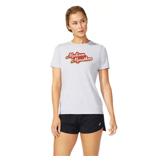 2025 Madison Marathon - ASICS Women's Ready Set Short Sleeve Tee Grey (2012b469) (MM-06)