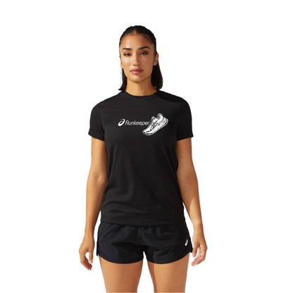 ASICS Runkeeper Short Sleeve W - Black