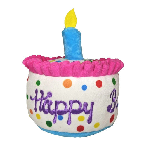 Happy Barkday Cake Dog Plush Toy