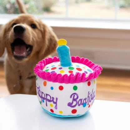 Happy Barkday Cake Dog Plush Toy