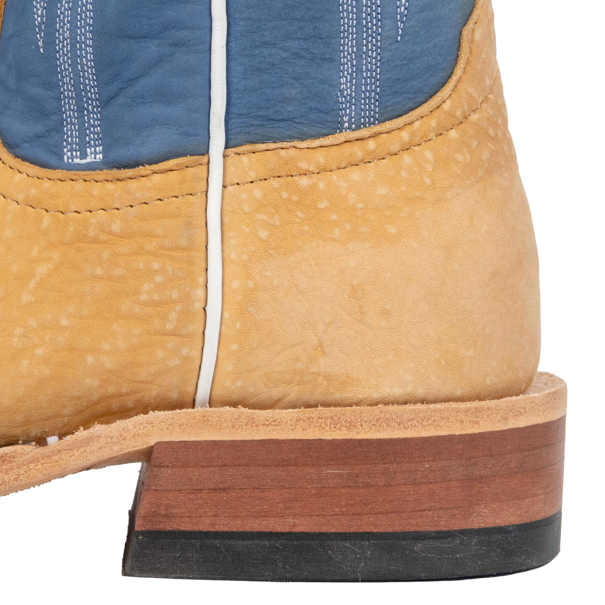 Anderson Bean Men's Tan Washed Shoulder Square Toe Boot