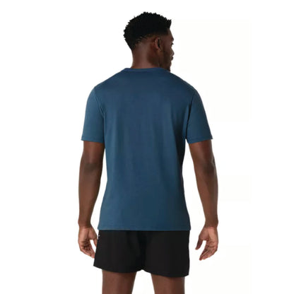 ASICS Falmouth Road Race 2026 Official Tee - Men's PR Poly Cotton Short Sleeve Rich Navy (2011D028) PREORDER (FRR26-01)