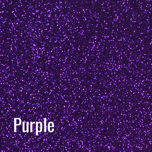 20" Purple Siser Glitter Heat Transfer Vinyl (HTV)