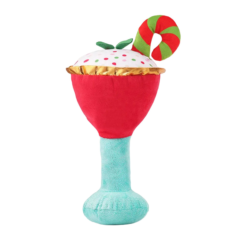 Happy Woofmas - Peppermint Martini Dog Plush Toy