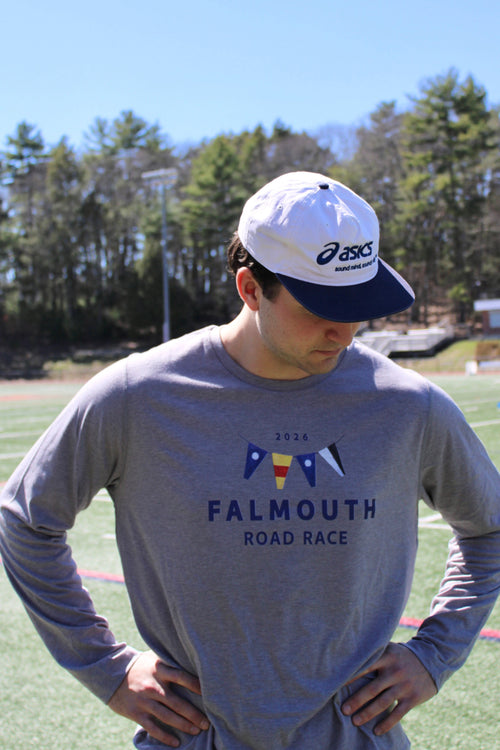 ASICS Falmouth Road Race 2026 - ASICS Mens PR Long Sleeve Triblend Tee (2011D378) (FRR26-06)