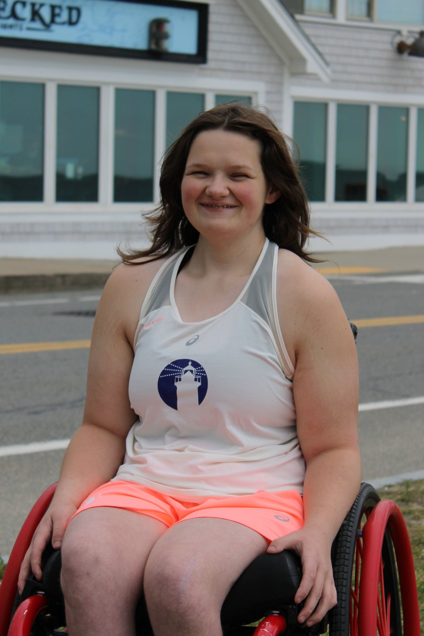 ASICS Falmouth Road Race 2026 - ASICS Women's Road Tank - Cream (2012D370) (FRR26-09 Small Front Chest, FRR26-19 Back))