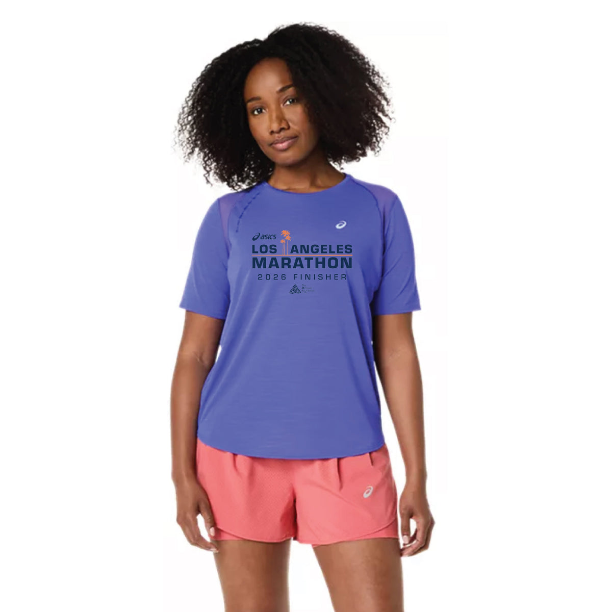 2026 ASICS Los Angeles Marathon FINISHER - ASICS Women's Road SS Top Cobalt Burst (2012D371) (LA26-28)