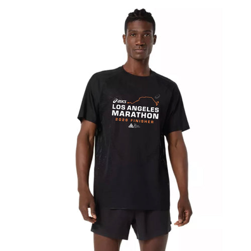2026 ASICS Los Angeles Marathon FINISHER - ASICS Men's Metarun Short Sleeve Top (2011D510-001) (LA26-27)