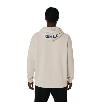 2026 ASICS Los Angeles Marathon - LIMITED EDITION - ASICS Unisex Sweat Relax Pull Over Hoodie Oatmeal (2031E699) (LA26-24, LA26-19)