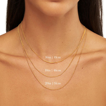 Solid Gold Small Heart St Christopher Necklace