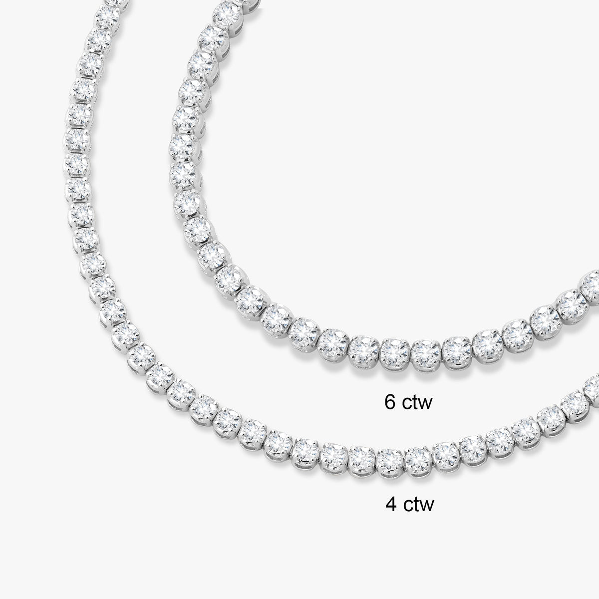 Buttercup Laboratory Grown Diamond Scalloped Tennis Bracelet