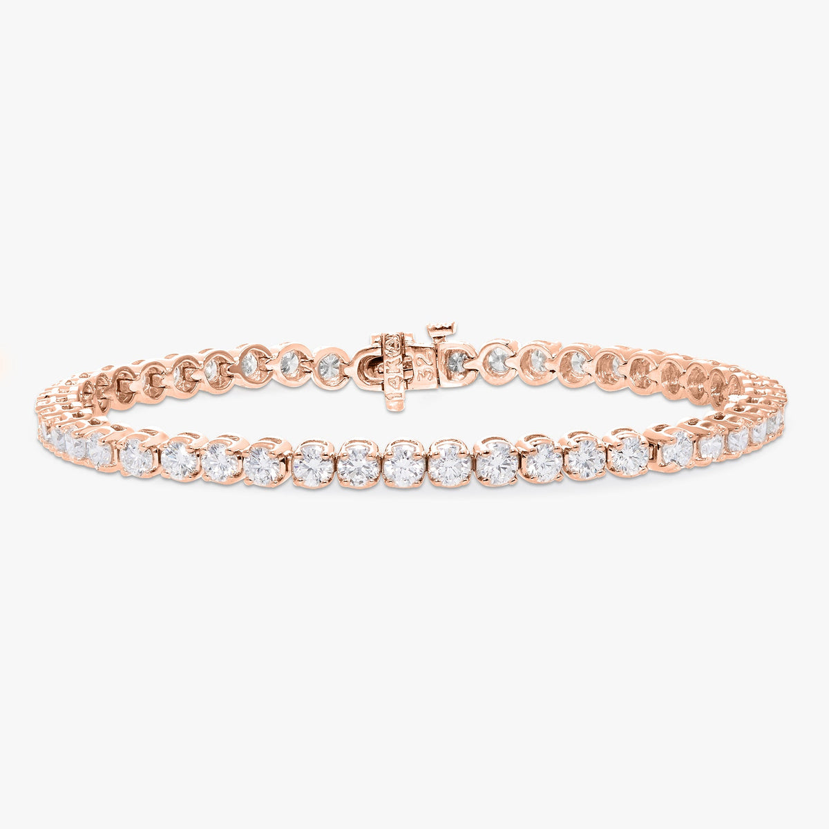 Buttercup Laboratory Grown Diamond Scalloped Tennis Bracelet