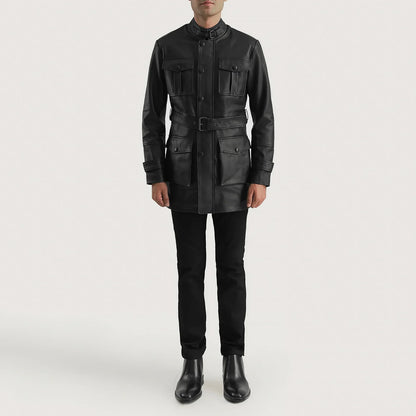 Dolf Black Leather Jacket