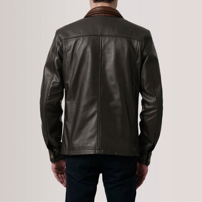 Sean Brown Leather Classic Jacket