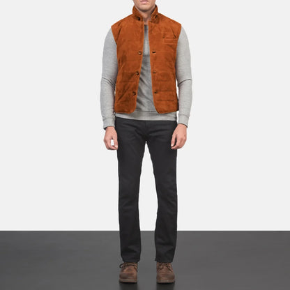 Tony Brown Suede Vest