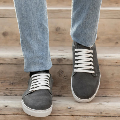 Murphy Low Top Grey Suede Leather Sneakers