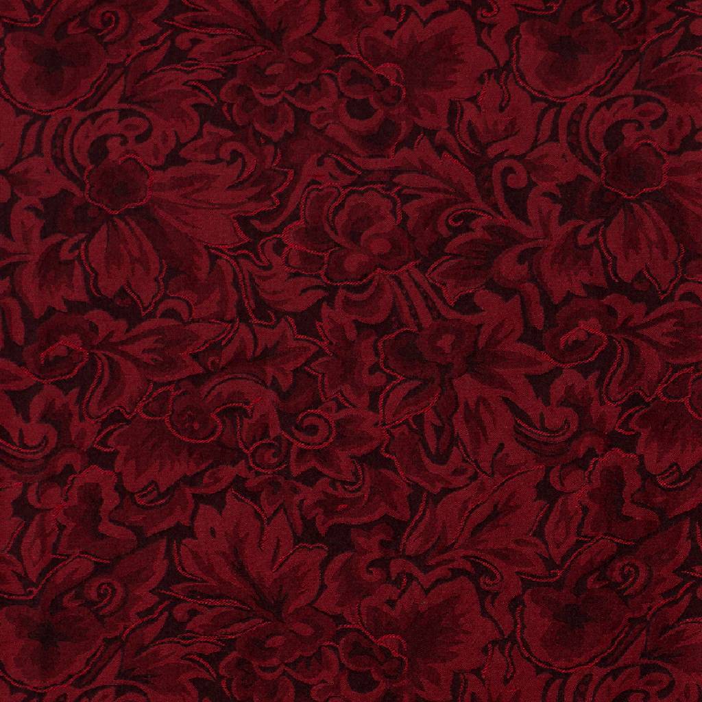 20" Baroque Scarlet Silk Scarf