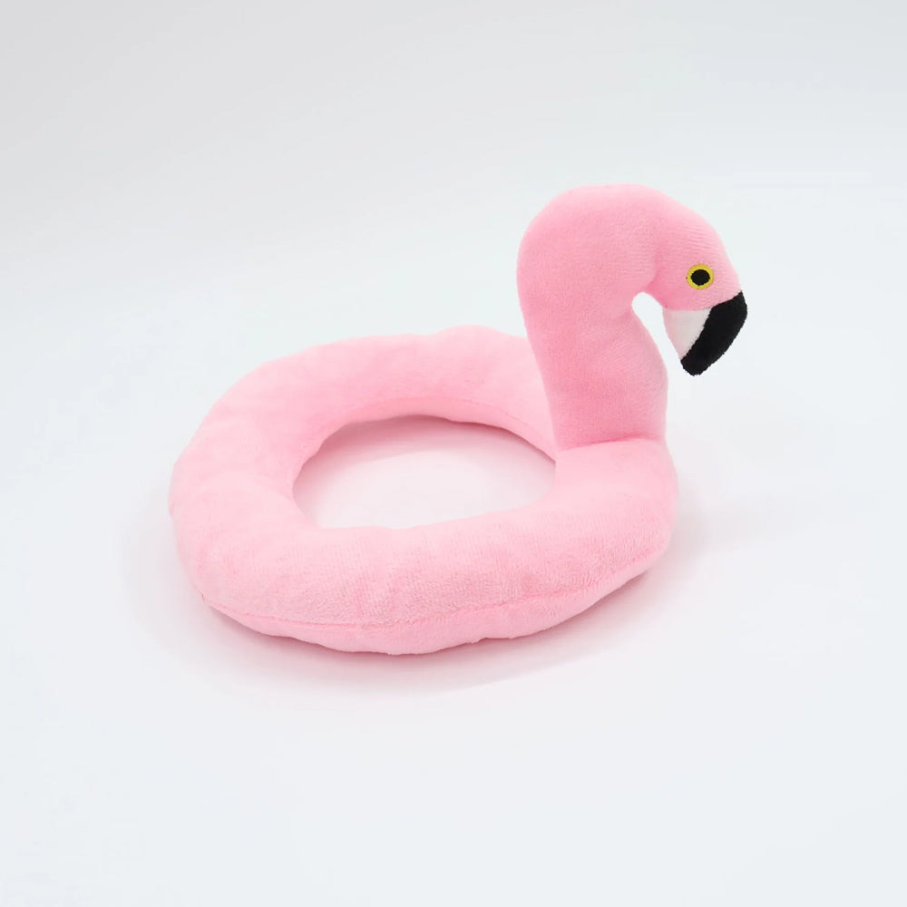 Capybara with Flamingo Floaty Dog Plush Toy