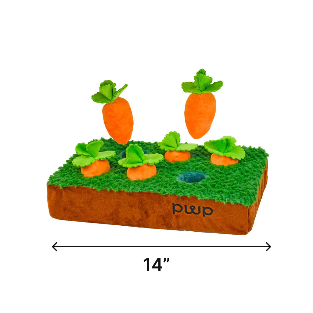Carrots in the Garden Dog Plush Toy