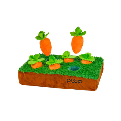 Carrots in the Garden Dog Plush Toy