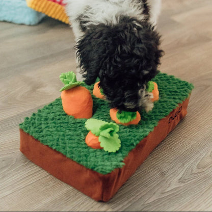 Carrots in the Garden Dog Plush Toy