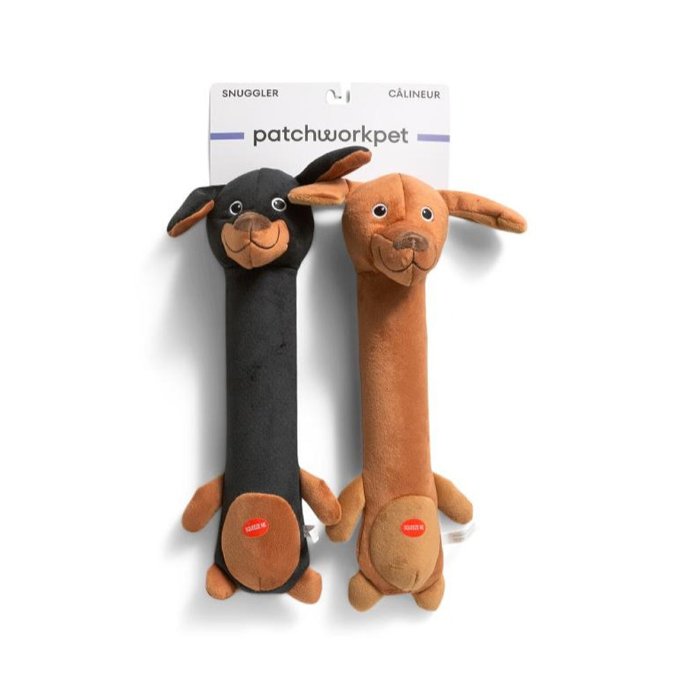 Winnie Dog Stick Duo Dog Plush Toy