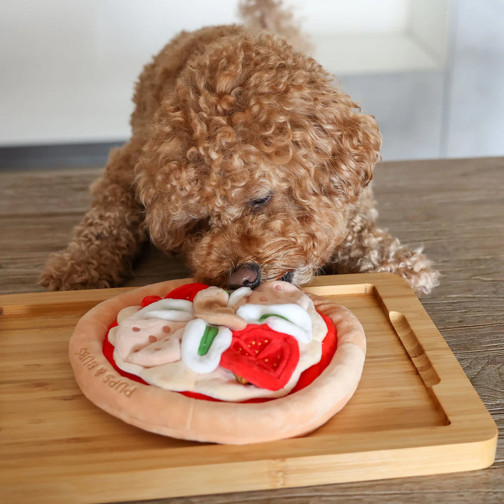 Pepperoni Pizza Snuffle Mat Plush Toy
