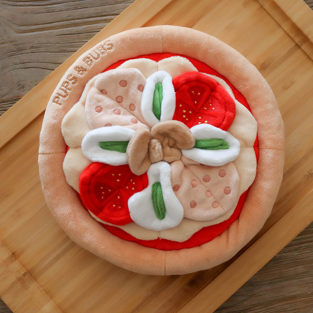 Pepperoni Pizza Snuffle Mat Plush Toy
