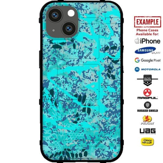Kryptek Obskura Glacier Official Camouflage Pattern Custom Printed Case Design for Apple, Samsung, Google & Motorola Phone Models