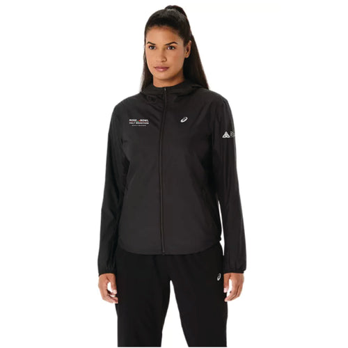 2026 Rose Bowl Half Marathon *FINISHER* - ASICS Women's Silver Jacket Black (2012D148) (RB26-26)