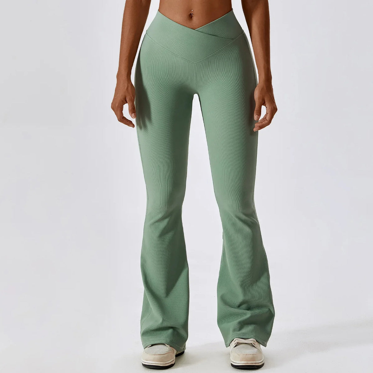 Cross-Waist Yoga Leggings