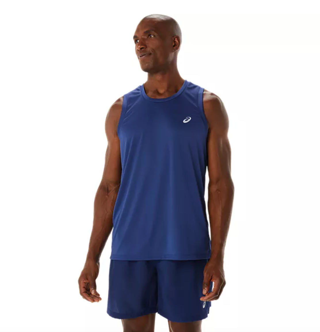 ASICS Men's Ready Set LYTE Singlet Indigo (2011C657)