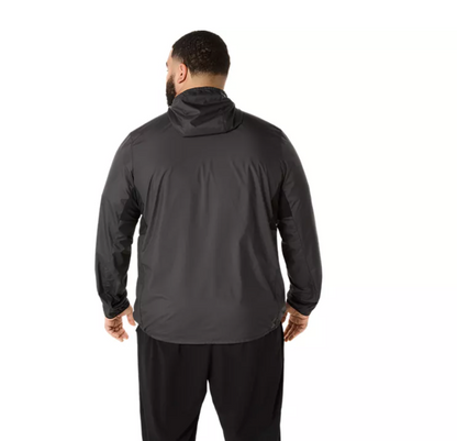 2026 ASICS Los Angeles Marathon FINISHER - ASICS Men's Silver Jacket Black (2011D235) (LA26-35)