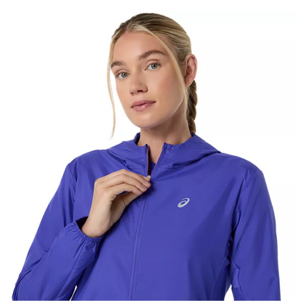 2027 ASICS Los Angeles Marathon-ASICS Women's Silver Jacket Cobalt Burst (2012D148)(LA27-12)