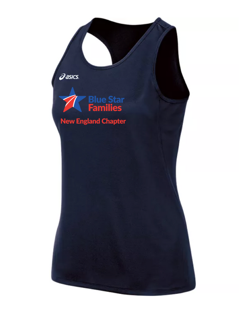 Blue Star Families FRR - Asics Women's Rival II Singlet Navy (TF2934)