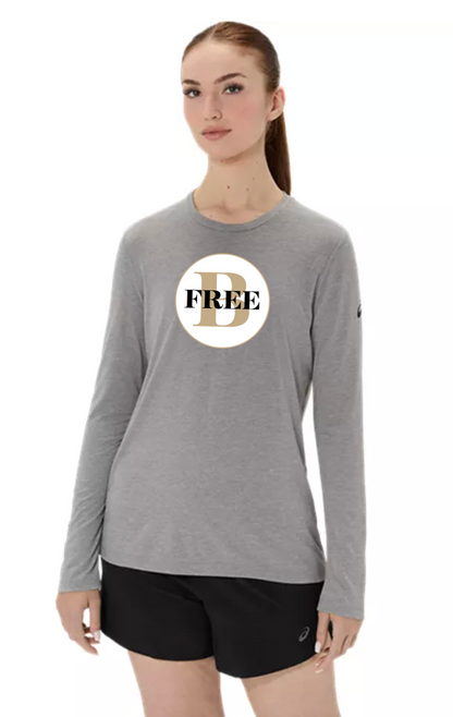 BFREE Wellness, Inc. FRR - ASICS Women's PR Long Sleeve Triblend Tee Grey (2012D305)