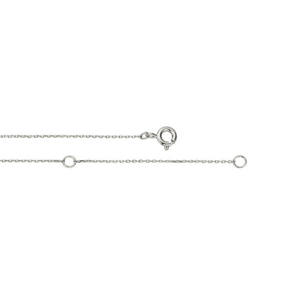 Silver Initial Letter Necklace