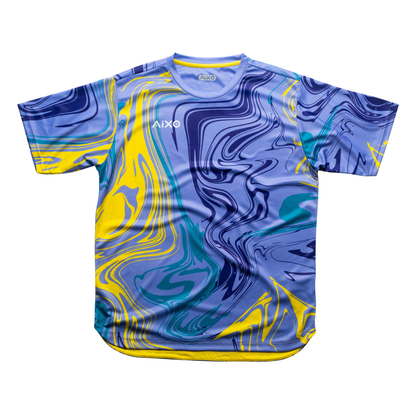 Aixo Chrome Mens T Shirt Lilac