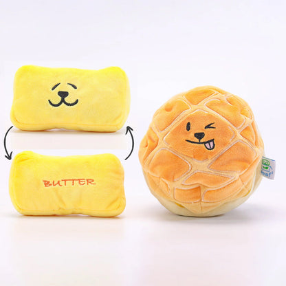 Woof² - Buttered Pineapple Bun 2-in-1 Plush Toy