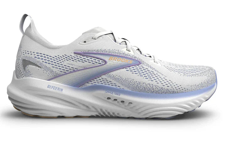 Brooks Women's Glycerin 22 - White/Blue Heron/Apricot