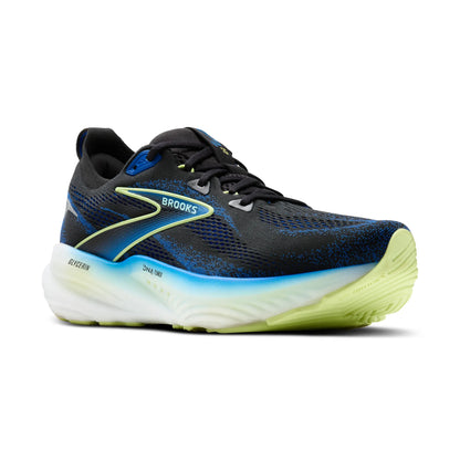 Brooks Mens Glycerin 22 Wide- Black/Cobalt/Neo Yellow (1104452E002)
