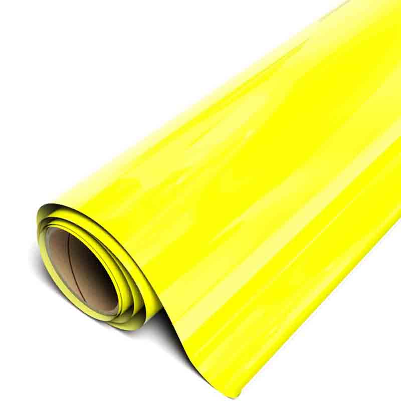 12" Fluorescent Yellow - Siser EasyWeed Heat Transfer Vinyl (HTV)