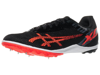 Asics Unisex Resurgence XC Spike- Black/ Flash Red (1093A181-003)